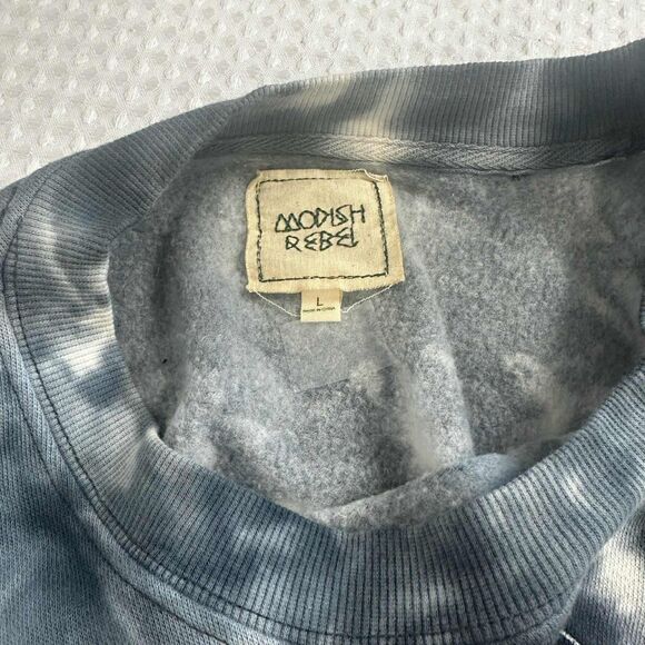 The Buckle Modish Rebel Rock and Roll World Tour Women's Oversize Sweatshirt L - Picture 3 of 7